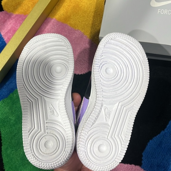 Brand new shoes for kids custom made purple and lilac size 9c - Picture 6 of 9